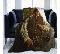 YINGD Comfortable Ultra-Soft Micro Fleece Blanket,Jamie Fraser Fleece Blankets for Sofa Bed Travel 200CM X 150CM