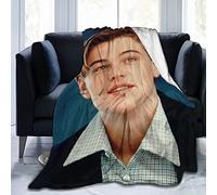 YINGD Comfortable Ultra-Soft Micro Fleece Blanket,Leonardo Dicaprio Fleece Blankets for Sofa Bed Travel 150CM X 125CM