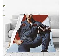 YINGD Comfortable Ultra-Soft Micro Fleece Blanket,Tom Cruise Fleece Blankets for Sofa Bed Travel 125CM X 100CM