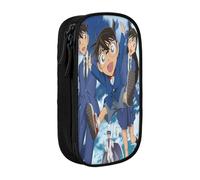 YINGD Conan Edogawa Pencil Case for Camping Essentials - Waterproof Oxford Fabric with Zipper for Matches, Pens, Maps