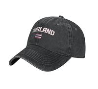 YINGD Cowboy Baseball Cap Thailand Flag Cool Thai Adjustable Breathable Sun Hat Unisex for Men Women