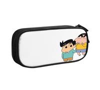 YINGD Creyon Shin-chan Pencil Case Eco-Friendly Travel Bag - Waterproof Oxford Cloth for Artists, Students, Makeup Lovers