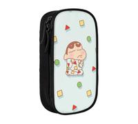 YINGD Creyon Shin-chan Pencil Case for Fishing Gear - Durable Zipper & Water-Resistant Fabric for Hooks, Lines, Pens