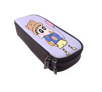 YINGD Creyon Shin-chan Pencil Case Lightweight Pen Holder for School Kids & Office Workers