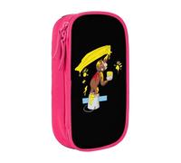 YINGD Curious George Pencil Case Large Capacity Pencil Holder Stationery Case Pen Bags Cute Boys Girls Children Celebration Blue v8nd353a