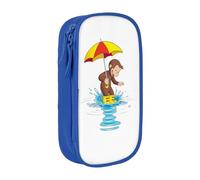 YINGD Curious George Pencil Case Large Capacity Pencil Holder Stationery Case Pen Bags Cute Boys Girls Children Celebration Pink v8nd242a