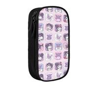 YINGD Custom Greek Key Ornament Cute Pencil Case Boy Girl Large Capacity Greek Meander Pencil Bag Student School