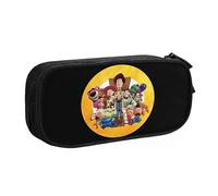 YINGD Custom Kawaii Toy Story Character Pencil Case for Boys Gilrs Woody Aliens Large Storage Pen Bag Box School Accessories
