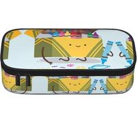 YINGD Cute Crying Chainsaw Print Pencil Case Large Capacity Pencil Case, Big Pen Pouch Stationery Storage Organiser for Teen Girls Boys Adults