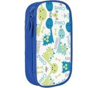 YINGD Cute Dinosaur Printed High Capacity Pencil Pen Case,Durable Pencil Bag Pouch Box Organizer Cases,for Men Women