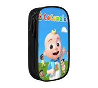 YINGD Cute Egyptian Cats and Eye of Horus Pencil Case for Boy Girl Big Capacity Hieroglyphic Egypt Pencil Box