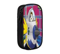 YINGD Cute Mr. Horsepower Racing Motor Motocross Pencil Case for Boys Gilrs Big Capacity Clay Smith Cams Pencil Bag School