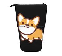 YINGD Cute Shiba Inu Dog Pattern Pencil Case Expandable Peanuts Pencil Case Retractable Cute Large Capacity Stationery Stand Lightweight for Students ci98
