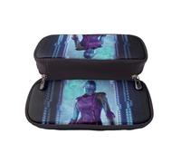 YINGD Cyber Guardians Pencil Case Elegant Zippered Pen Pouch for Students Professionals & Artists