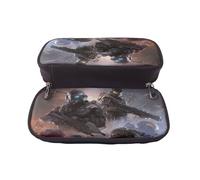 YINGD Cyber Guardians Pencil Case Water-Resistant Pen Pouch for Artists Writers & Students