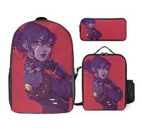 YINGD Cyberpunk heroes Backpack Knowledge Seeker Bookbag with Quest Lunch System