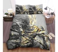 YINGD Dark Souls - Nameless Dark Souls Quilt Duvet Cover Set Comforter Cover3-Piece Bedding Set