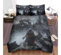 YINGD Dark Souls The Ashen One In Ringed City Quilt Duvet Cover Set Bedspread3-Piece Bedding Set