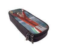 YINGD David Beckham Pencil Case Slim PU Leather Pouch for Compact Storage