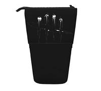 YINGD Dead by Daylight Pencil Case Expandable Peanuts Organizer Bags Retractable Cute Large Capacity Boy Girl Stationery Pouch Lightweight for School Office ci38