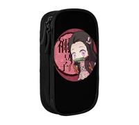 YINGD Demon Slayer Kamado Nezuko Pencil Case, Multipurpose Pencase,Large Capacity Durable Pencil Pouch Storage Pen Bag Organizer Stationery-pencilcase