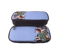 YINGD Demon Slayer Pencil Case Multi-Purpose PU Leather Holder for Various Items