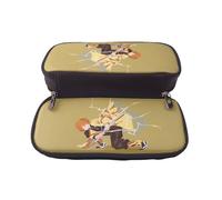 YINGD Demon Slayer Pencil Case Spacious Zipper Closure Organizer for Pencils Pens & Small Items