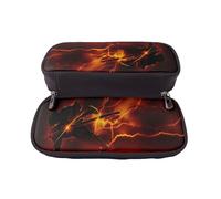 YINGD Demon Slayer Pencil Case Versatile PU Leather Case for Writing Tools & Beauty Essentials