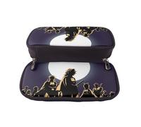 YINGD Demon Slayer Pencil Case Waterproof Brown Pen Bag for Artists Students & Professionals