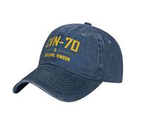 YINGD Denim Baseball Cap Cvn-70 USS Carl Vinson Denim Hip-hop Cap Breathable Washable Baseball Unisex for Men Women