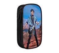 YINGD Detective Conan Pencil Case Video Game Pencilcases Pen Holder for Student Big Capacity Bag Office Gifts