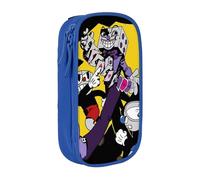 YINGD Devil Cuphead Mugman Pencil Case Large Capacity Doublelayer Pen Bag School Stationery Pouch Pencil case Supplies Pencase ds