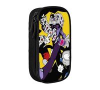 YINGD Devil Cuphead Mugman Pencil Case Large Capacity Doublelayer Pen Bag School Stationery Pouch Pencil case Supplies Pencase ds