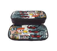 YINGD Dexter's Laboratory Pencil Case Water-Resistant Pen Pouch for Artists Writers & Students