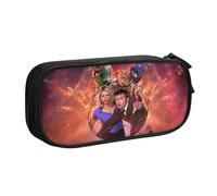 YINGD Doctor Who The Animated Series Pencil Case for Board Games - Compact Storage for Dice, Pens, Scorecards (Travel-Friendly)