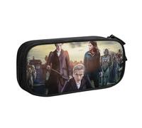 YINGD Doctor Who The Animated Series Pencil Case for Cosmetic Brushes - Oxford Fabric with Padded Interior to Protect Delicate Tools