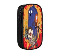 YINGD Doctor Who The Animated Series Pencil Case for Nurses & Doctors - Hygienic Oxford Cloth with Zipper for Pens, Scissors, Notes