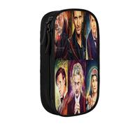 YINGD Doctor Who The Animated Series Pencil Case for Writers & Journalists - 5 Pen Loops + Note Pad Sleeve (Durable Polyester)