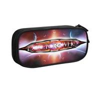 YINGD Doctor Who The Animated Series Pencil Case with Elastic Band Holder - Secure Pen Storage for Running, Hiking, Commuting (Polyester)