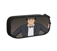 YINGD Doctor Who The Animated Series Pencil Case with Magnetic Closure - Quick-Access Design for Pens, Sticky Notes, Paper Clips