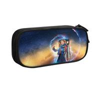 YINGD Doctor Who The Animated Series Pencil Case with Name Label Slot - Personalized ID Tag for School Kids, Campers, Travelers