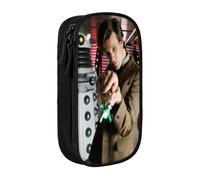 YINGD Doctor Who The Animated Series Pencil Case with Reflective Strips - Safe Night Use for Cyclists, Runners, Outdoor Enthusiasts