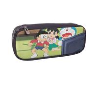 YINGD Doraemon Pencil Case Durable Synthetic Leather Bag for Artists & Professionals