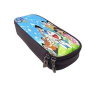 YINGD Doraemon Pencil Case Elegant Leather Organizer for Students Teachers & Artists