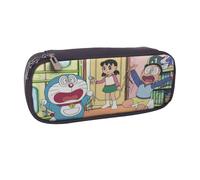 YINGD Doraemon Pencil Case Water-Resistant Pen Pouch for Artists Writers & Students