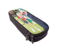 YINGD Doraemon Pencil Case Waterproof Brown Pen Bag for Artists Students & Professionals