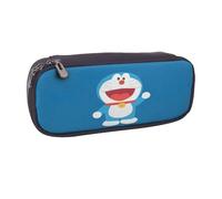 YINGD Doraemon Pencil Case Waterproof Brown Pen Bag for Artists Students & Professionals