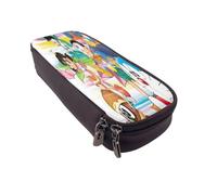 YINGD Doraemon Pencil Case Waterproof Synthetic Leather Bag for Artists Writers & Professionals