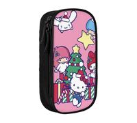 YINGD Ducky Cartoon Duck Rubber Pattern Pencil Cases Pen Box Bags Girl Boy Big Capacity Office Pencilcases