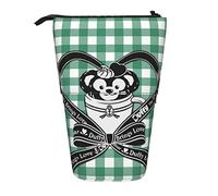 YINGD Duffy Friends Pencil Case Expandable Peanuts Organizer Bags Retractable Cute Large Capacity Boy Girl Stationery Pouch Lightweight for School Office JI73